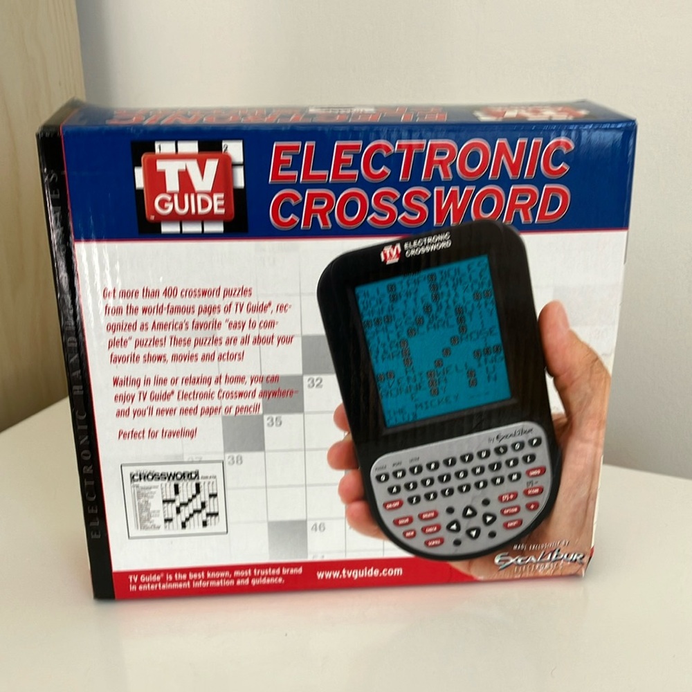 Excalibur Electronics  Crossword Game Device
